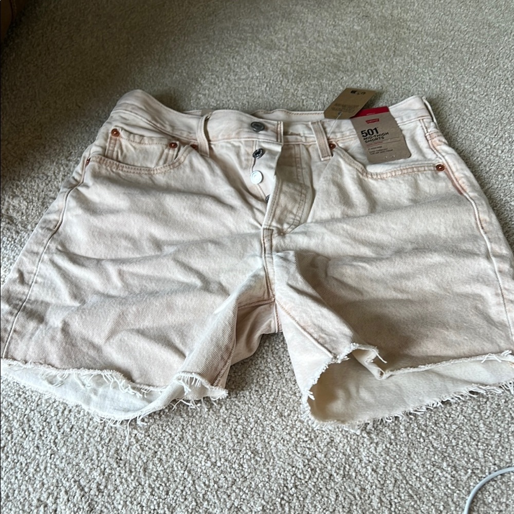 Levi's Women's Light Tan Jean Shorts